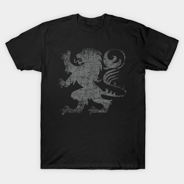 Scottish flag heraldry lion rampant T-Shirt by Keleonie